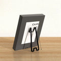 No Drill No Nail Photo Frame Stand Desktop Display Holder For Pictures Albums And Artwork Easy Setup Sturdy Support Only Bracket Oasis Select Black-S 3-9