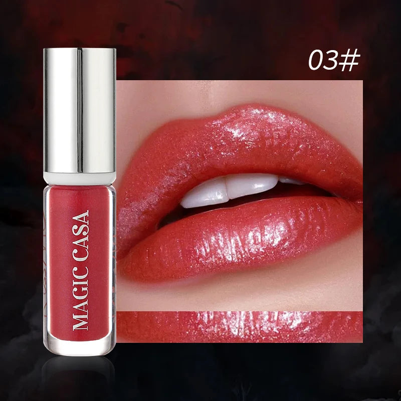 Diamond Pearlescent Shimmer Lip Gloss – Long-Lasting & Waterproof