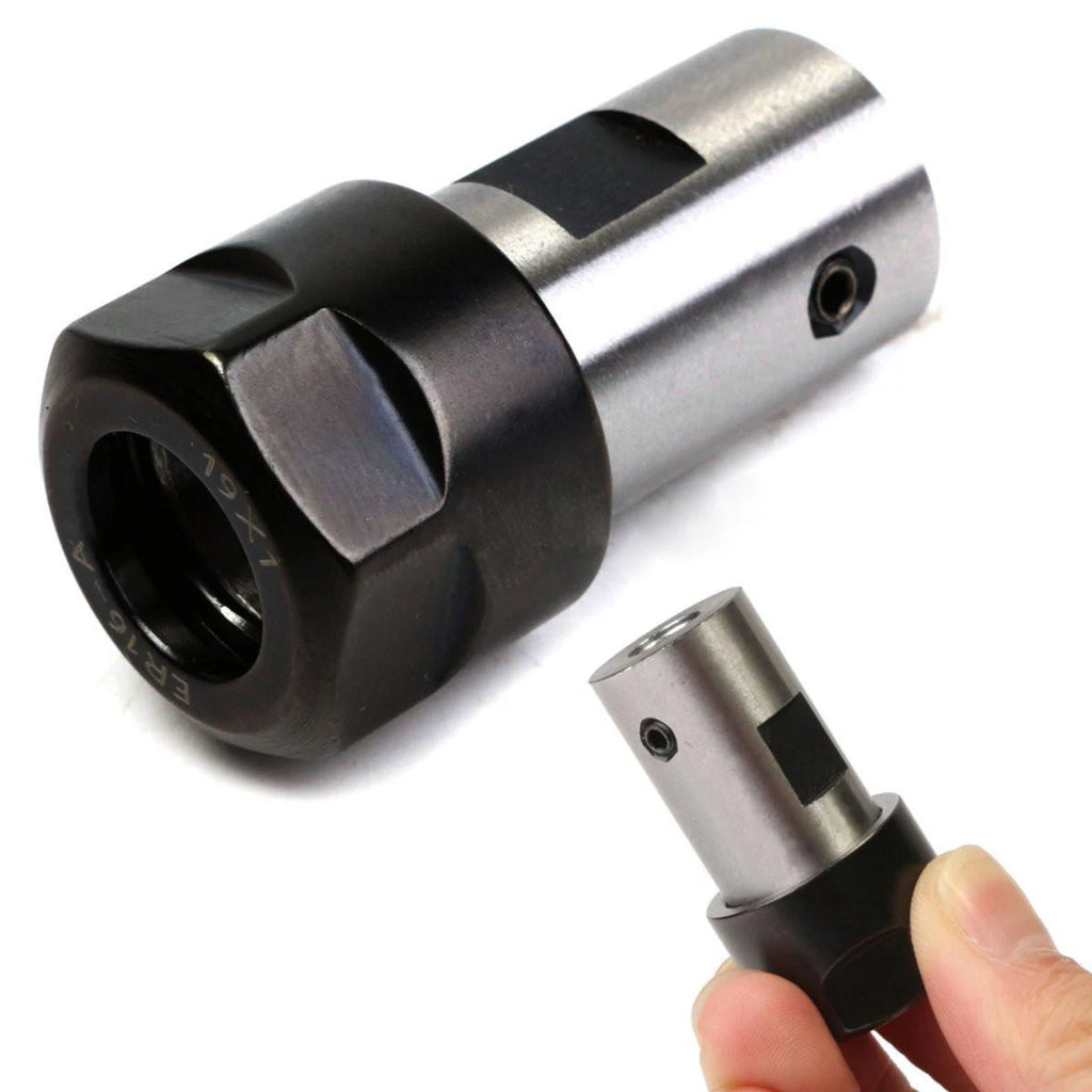 LIKE WISH ER16 Collet Chuck Motor Shaft Spindle Extension Rod Holder 8MM CNC Milling Oasis Select