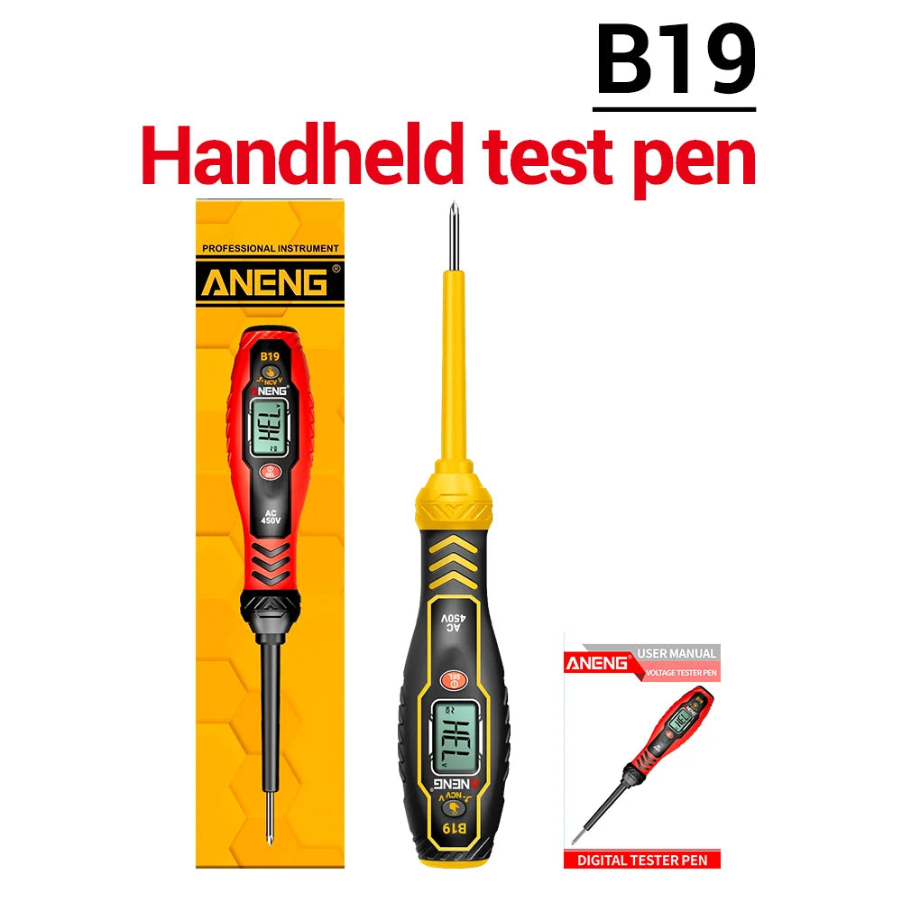 B19 Multifunctional Electrician Test Screwdriver Pencil AC Non-contact Induction Test Pen Voltage Tester Pencil Voltage Detector Oasis Select Type D