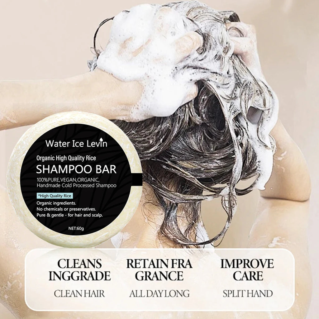 Organic Rice Shampoo Bar – Shea Butter & Coconut Oil All Hair Shampoo Bar Oasis Select