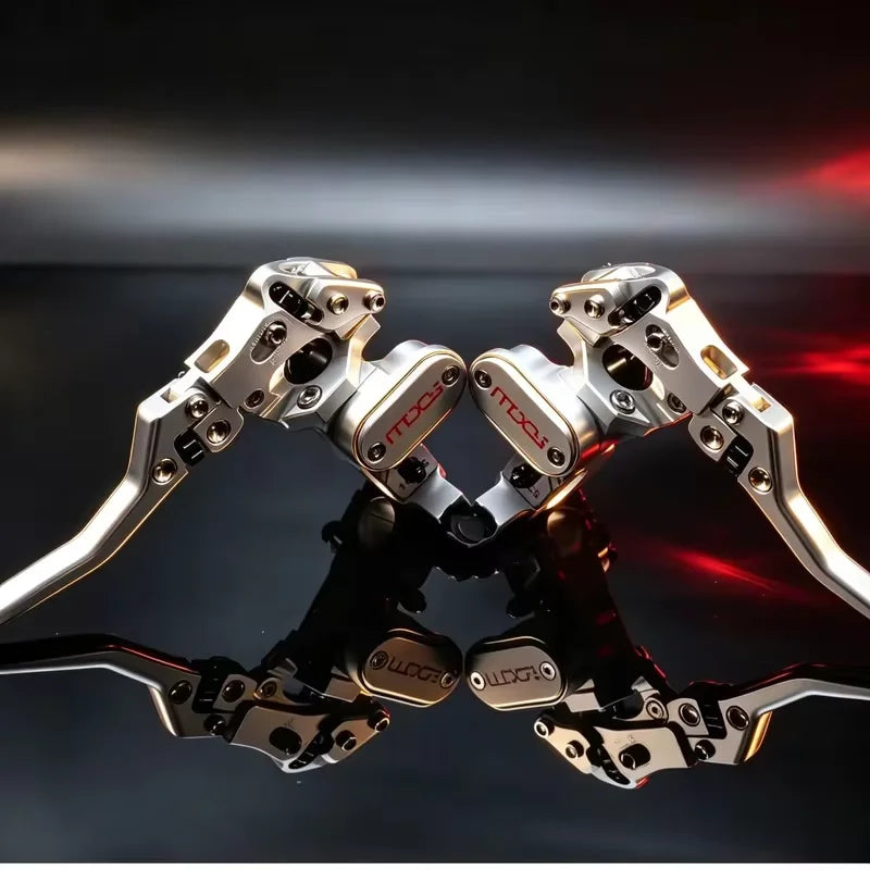 MXS CNC 16mm Piston Straight Push Brake Master Cylinder, Adjustable Lever Distance &Torque,Motorcycle Oasis Select