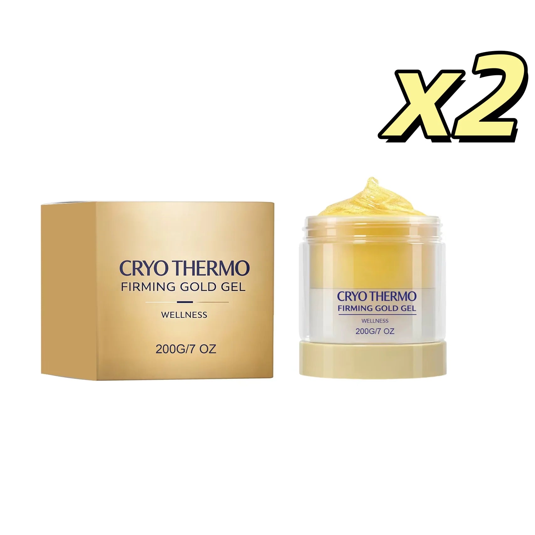 Cryo Thermo Firming Gold Gel – Body Tightening & Firming Gel Body Firming Gel Oasis Select 200g boxedx2pcs