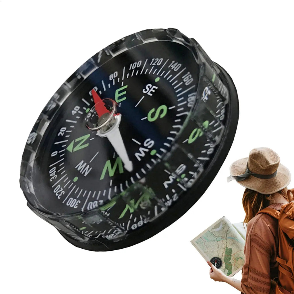 Survival Compass Portable Multifunctional Sighting Navigation Compass for Survival Traveling Mountaineering Boating Outdoor Oasis Select