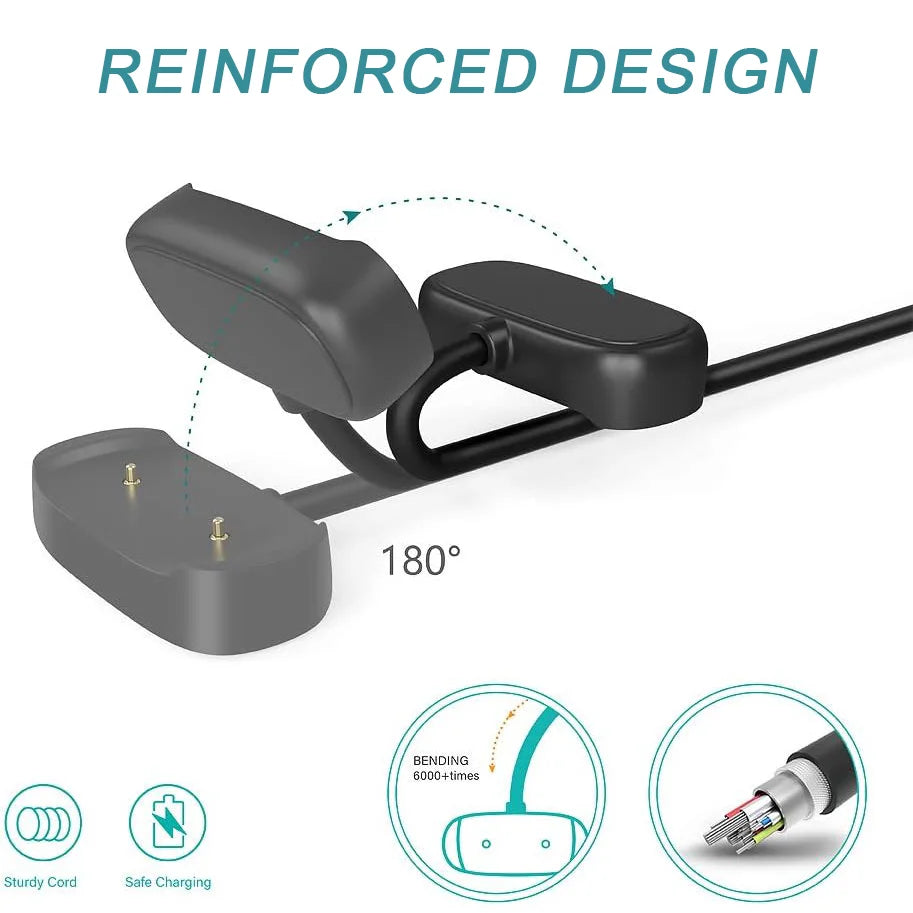 USB Charger for Amazfit GTR 2, GTS 2, Bip 3 Pro & T-Rex Pro Smartwatch Charger Oasis Select