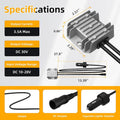 10-28V to 30V 3.5A Supply Power 12V24V to 30V Conversion Kit Step-Up with Cigarette Lighter Plug Suitable for Trucks DC Cable Oasis Select female head 9-28V 30V 3.5A