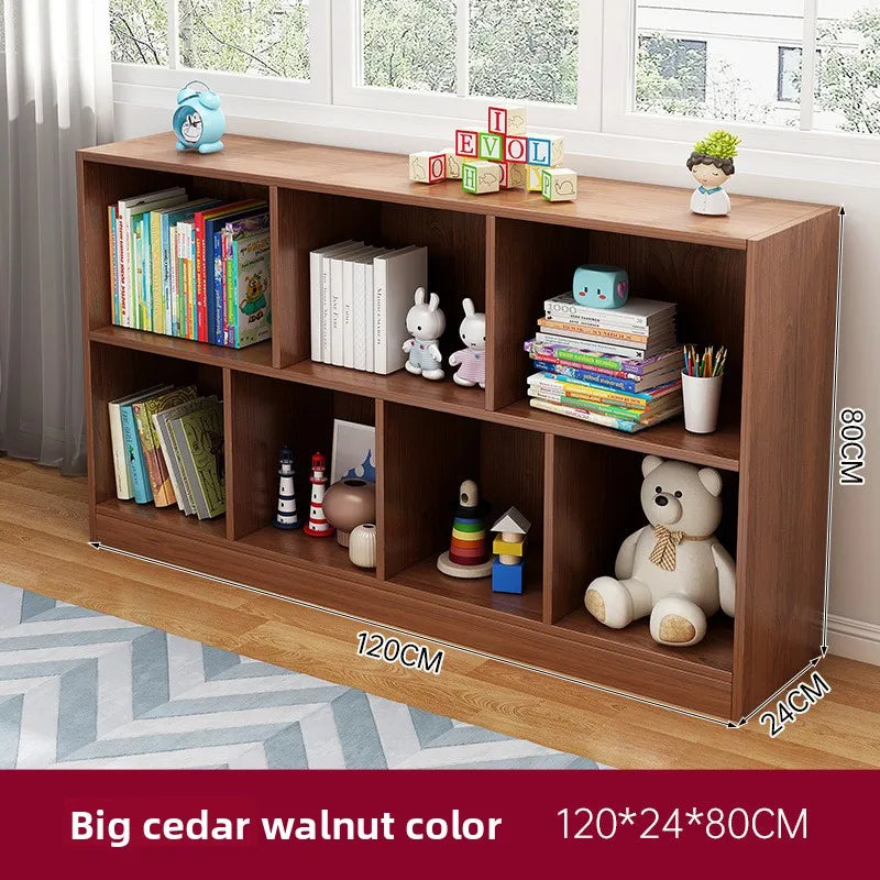 Bookshelf Bookcase Floor Shelf Home Living Room Study Combination