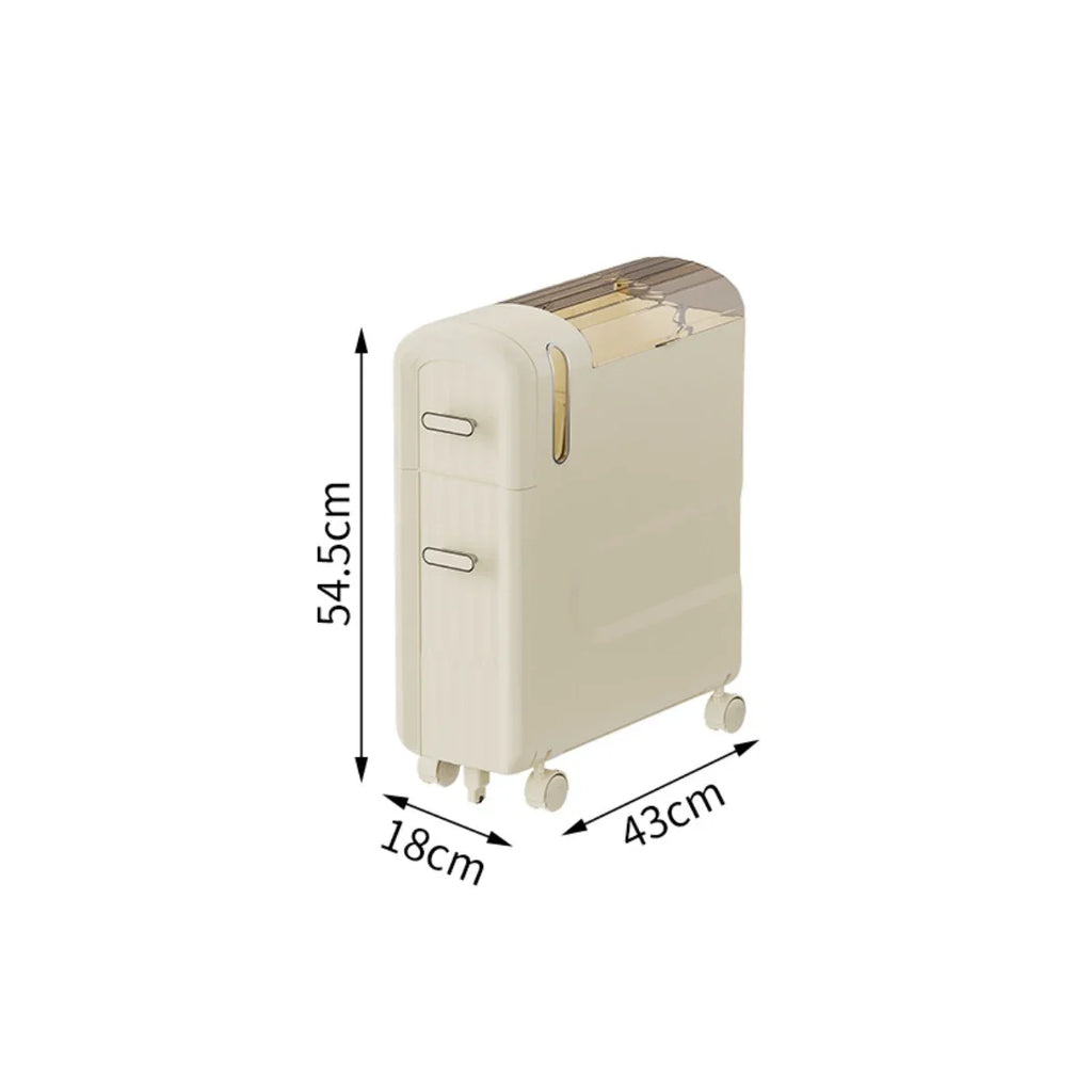 Multifunctional crevice storage cabinet, drawer type plastic locker Oasis Select 2 layersA