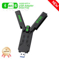 AX900 WIFI6 USB Adapter Bluetooth 5.4 Wireless Adapter Dual Band 2.4G+5GHz 900Mbps USB 3.0 Wireless Card Receiver For WIN10/11 Oasis Select AX900 WIFI BT5.4