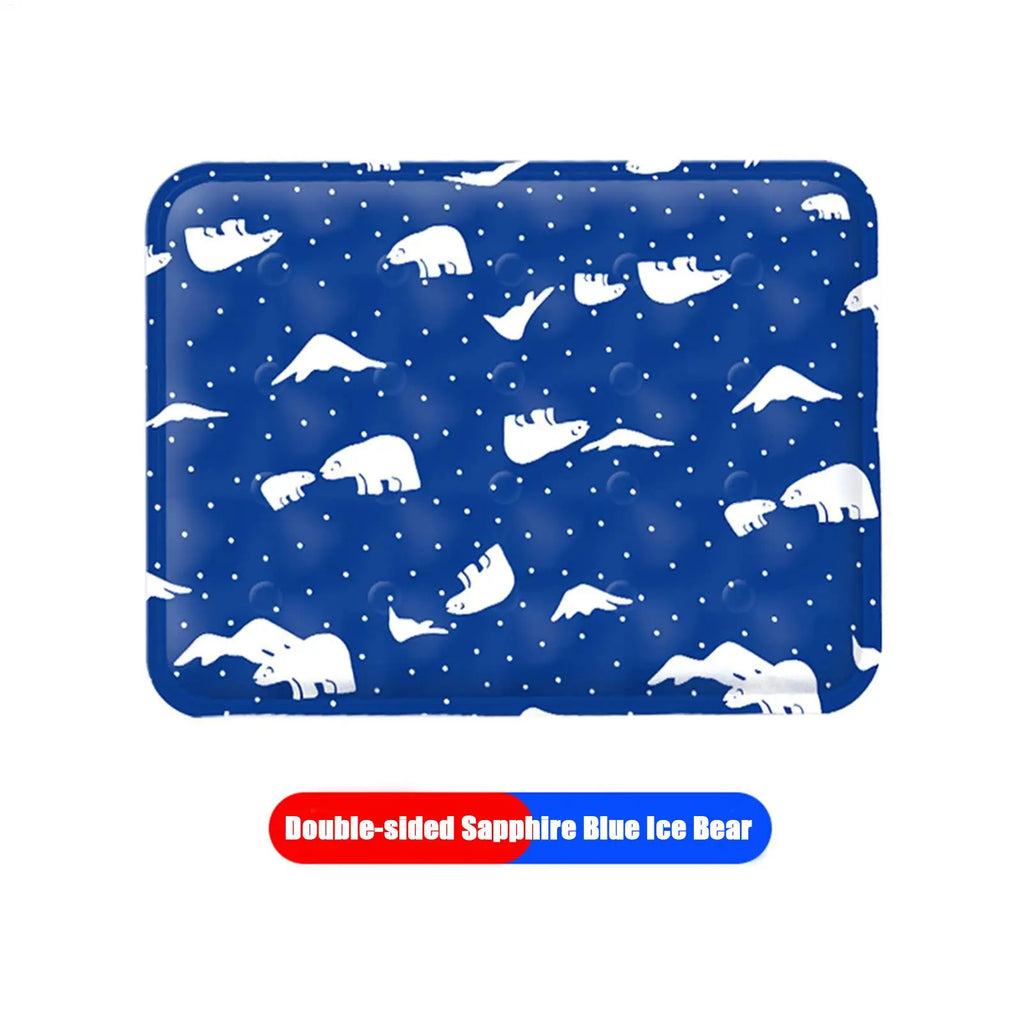 Summer Mat Pet Cooling Ice Blanket Mat Moisture Proof Dog Floor Sofa Cushion Skin Friendly Cat Sleep Breathable Pet Bed Covers Oasis Select