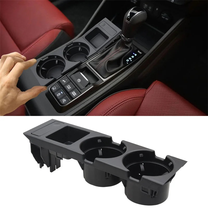Double Hole Car Styling Front Center Console Storage Box Coin + Cup Holder For E46 Series 1999-2006 51168217953 Oasis Select