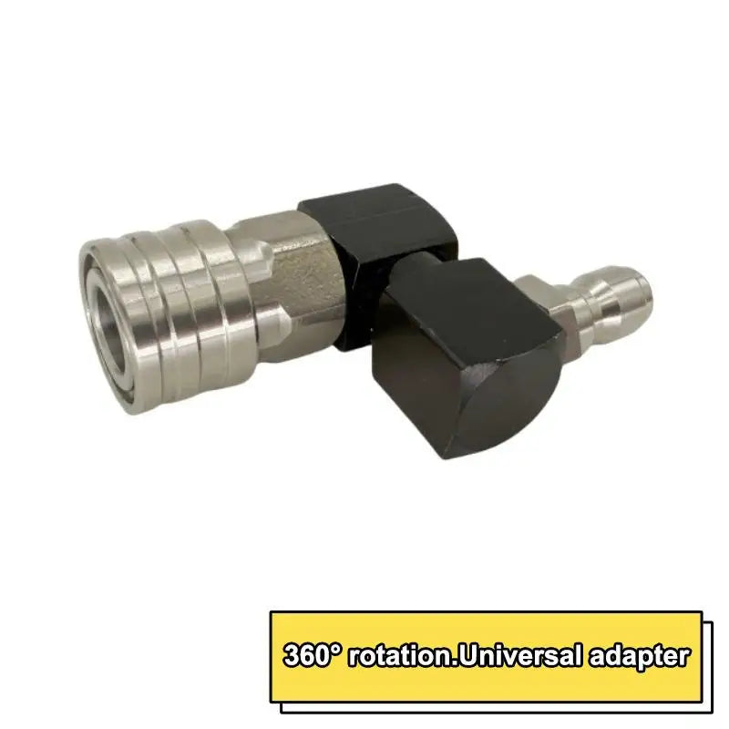 "360-Degree Spinning Pressure Washer Gun Fitting, 1/4" Quick Connection for Car Wash - Waterproof, Water-Efficient Oasis Select A6