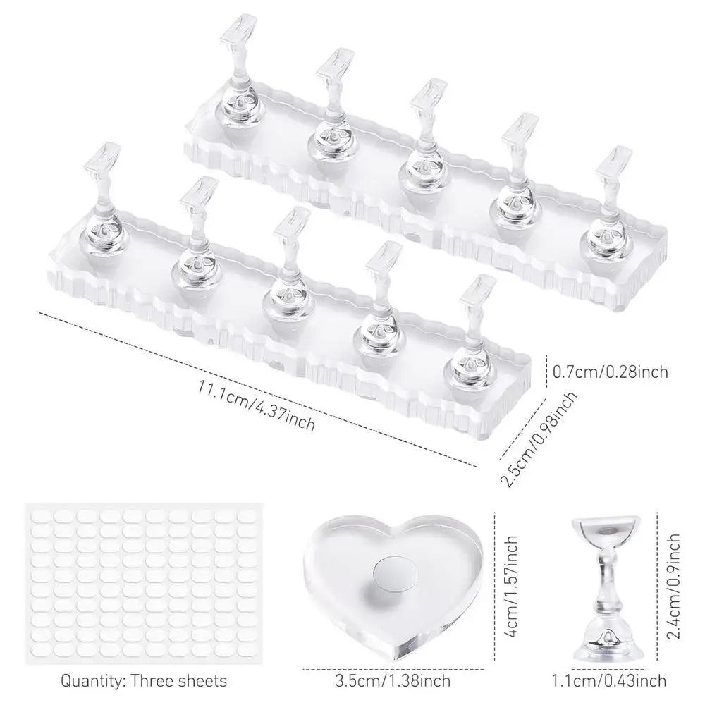 Magnetic Nail Stand Set | Press-On Nail Display & Art Holder Nail Art Stand Oasis Select A CN