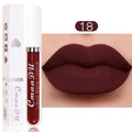 1 Pcs Matte Lipstick Lip Gloss Shade for All Skin Types Long-Lasting Non-Fading Waterproof Non-stick Cup Exquisite Gift Lips Oasis Select 18 Full Size