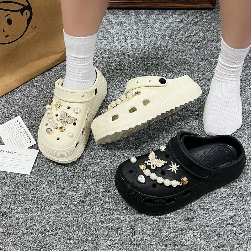 Butterfly Fashion Shoe Accessory Set, decorative shoe buckles, removable, suitable for sandals and flip-flops. Oasis Select