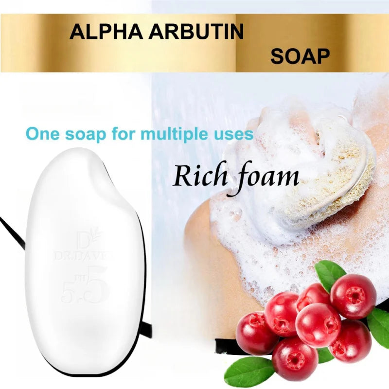 DR.DAVEY Arbutin Handmade Soap – Cleansing & Moisturizing