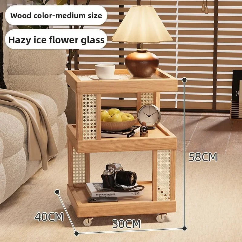 Multi-functional Household removable sofa side coffee table cabinet bedroom small side storage cabinet Oasis Select