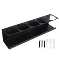 Spray Paint Organizer Lube Can Storage Rack 5 Can Holes Shelf Steel Aerosol Spray Can Rack Organizer Aerosol Spray Bottle Holder Oasis Select black