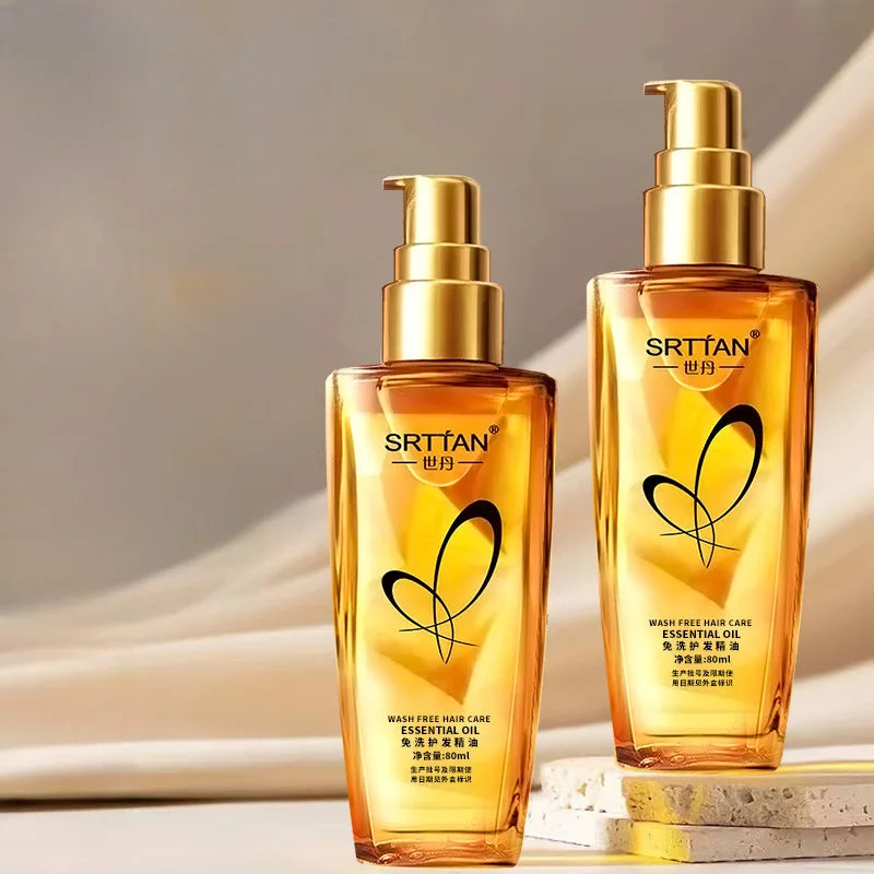 No Wash Hair Care Essential Oil, Soft Hair Care, No Wash Non Greasy, Hair Oil, Suitable for All Hair Types Oasis Select