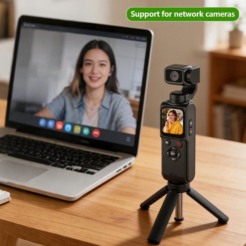 4K WiFi Action Camera – 330° Rotation, Face Tracking & Touch Screen