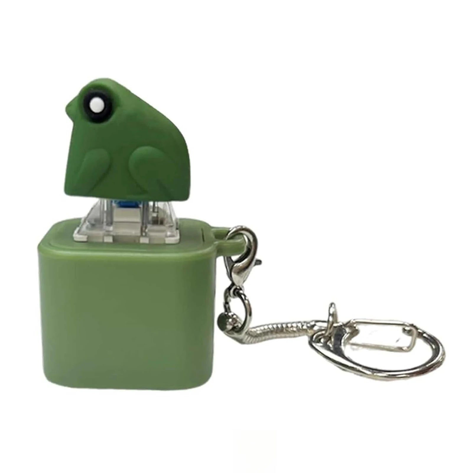 Frog Croaking Fidget Keychain | LED Lights & USB Rechargeable