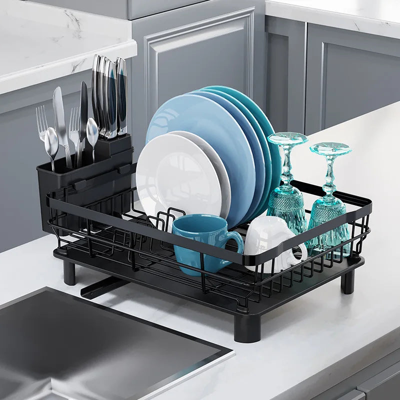 Kitchen Dish Drain Rack Tableware Storage Rack Tableware Shelf Drain Basket Sink Dishwasher Dish Rack Oasis Select