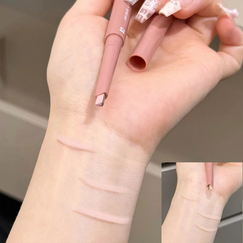 ART VALUE Two-Tone Lying Silkworm Eyeliner Pencil | Nude Beige