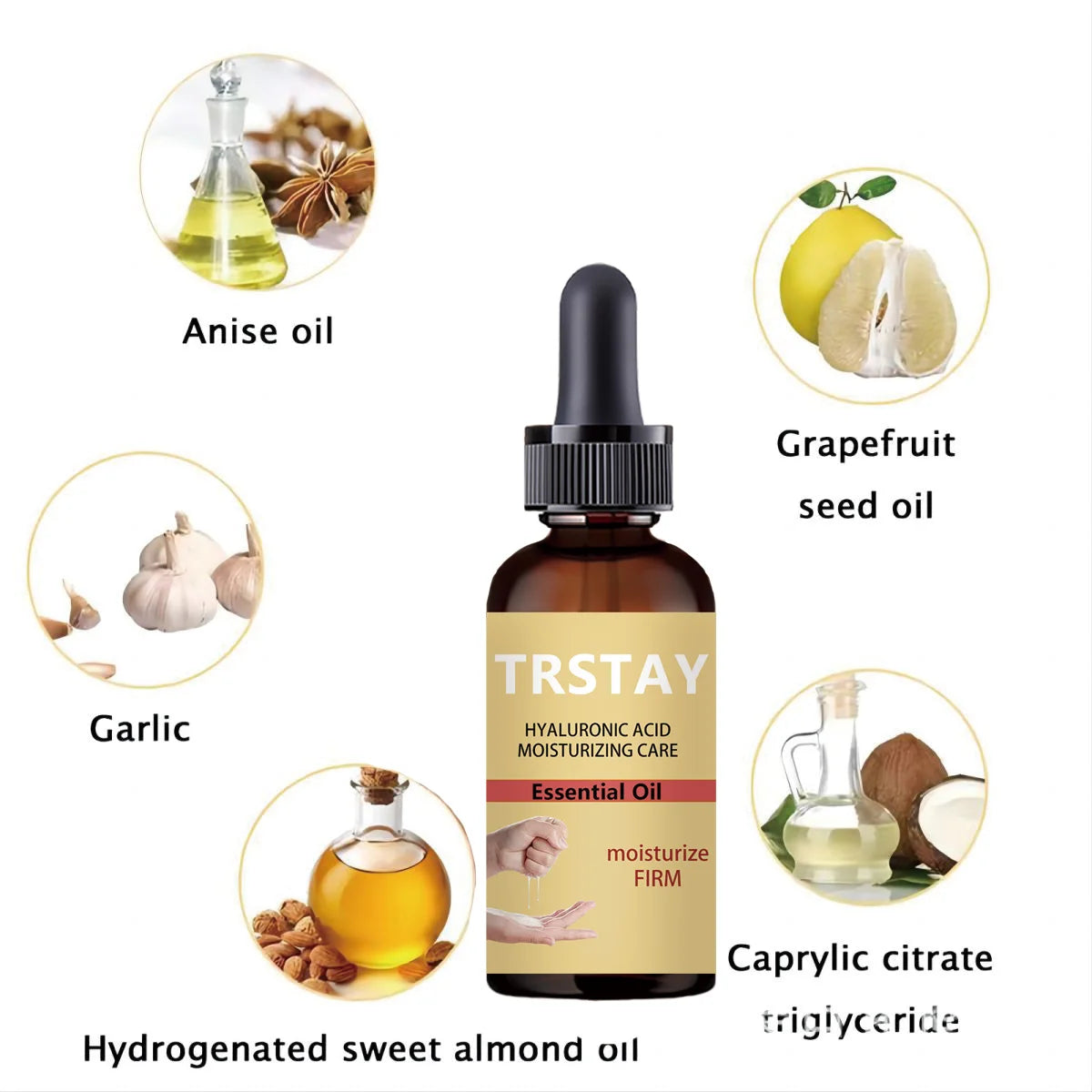TRSTAY garlic hip enlargement lifting essential oil Oasis Select