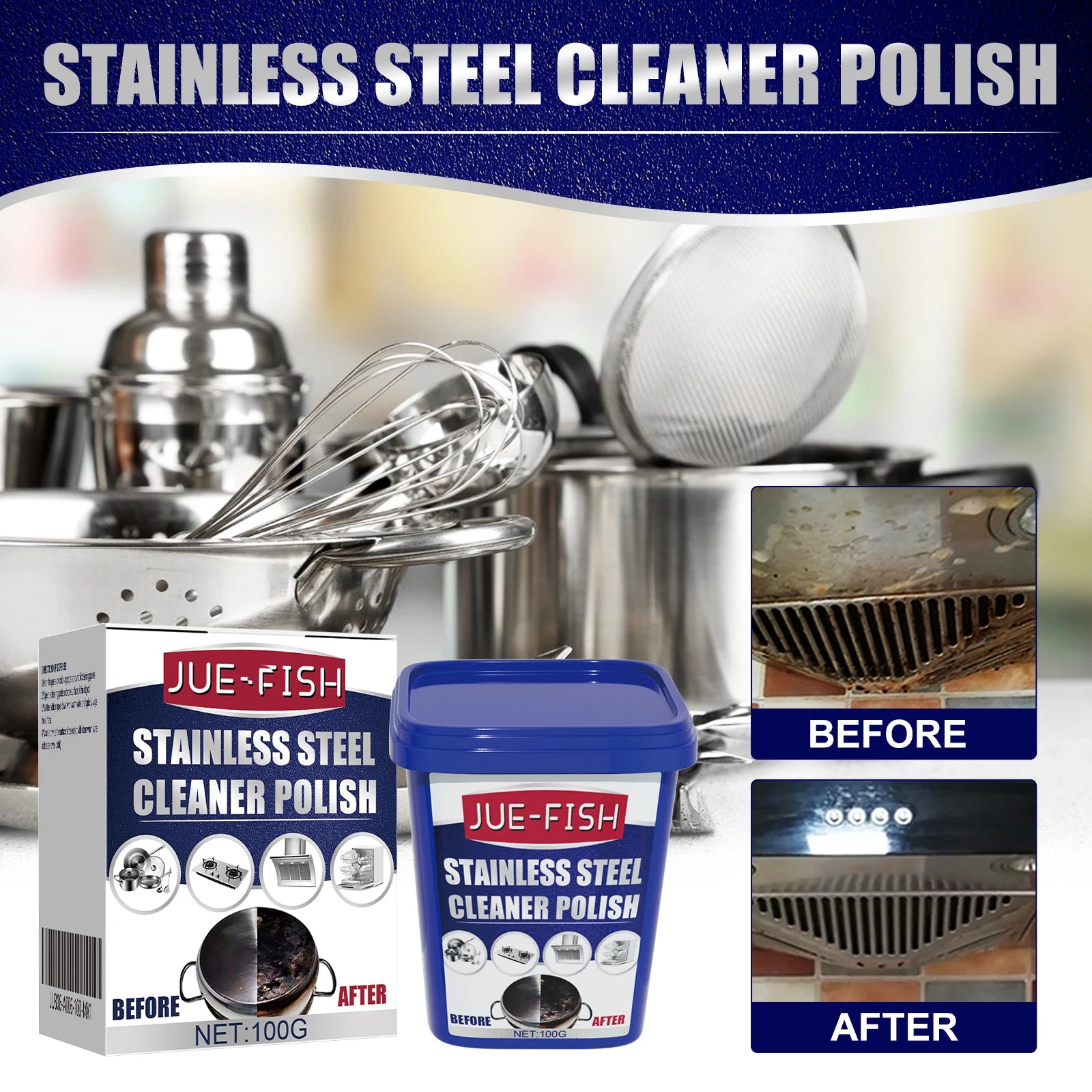 Jue Fish Bathroom Cleaner – Tiles, Glass & Stainless Steel Bathroom Cleaner Spray Oasis Select
