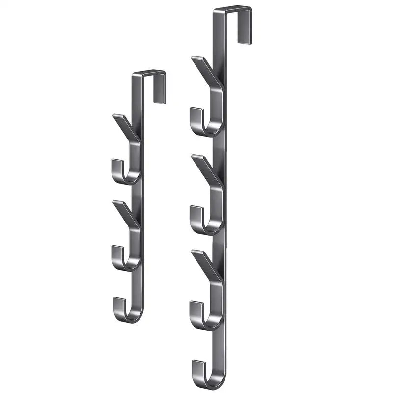 Door Hanger Clothes Hanging Carbon Steel Sturdy Over The Door Hooks Versatile Clothes Hanger Home Storage Organization Hooks Oasis Select