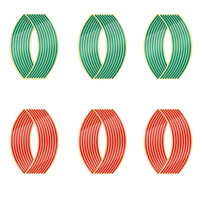 1- Wheel Sticker Reflective Rim Stripe Tape Bike Motorcycle Stickers