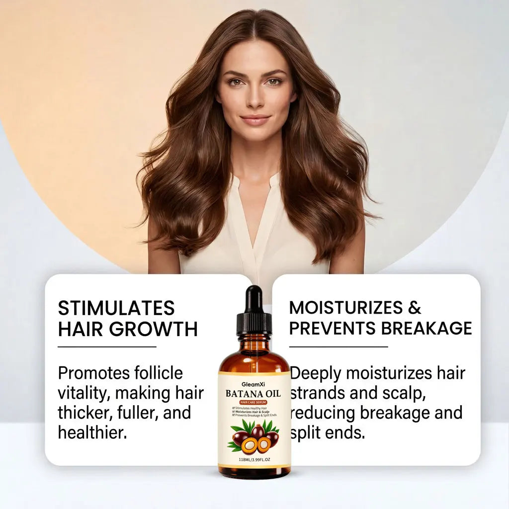 Gleamxi Batana Hair Growth Oil – Repair, Nourish & Reduce Loss Hair Growth Oil Oasis Select