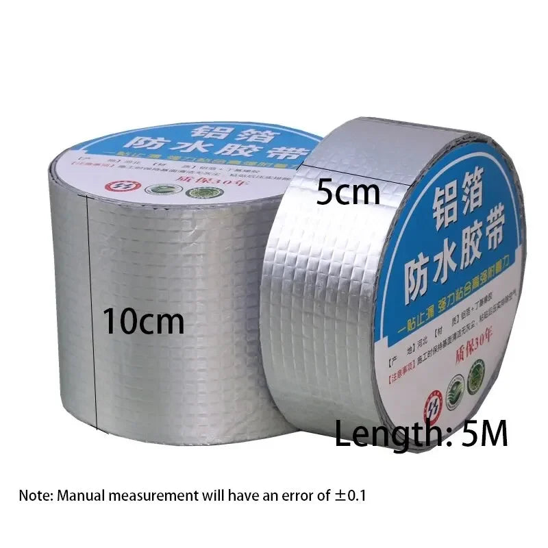 Butyl Tape Waterproof Aluminum Foil Self-Adhesive Roof Seal