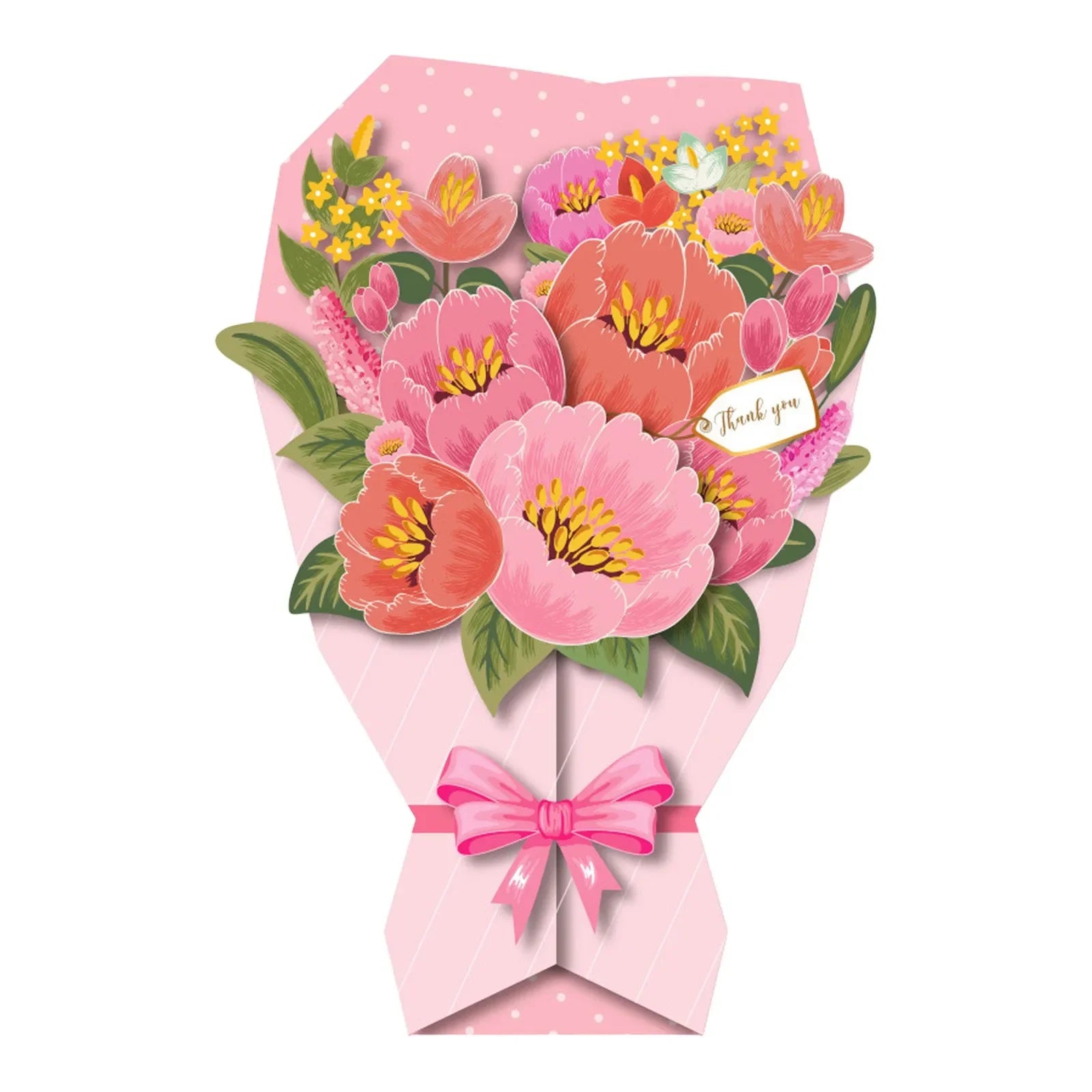 Bulk Blank Note Cards Bouquet Greeting Card Flower Modeling Birthday Gift Decoration Card Stereo Creative Easter for Daughter Oasis Select