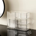 Clear Acrylic Makeup Organizer Storage Box With Drawers For Bathroom Vanity Countertop Desk Cosmetic Display Produce Clothes Oasis Select 1pc