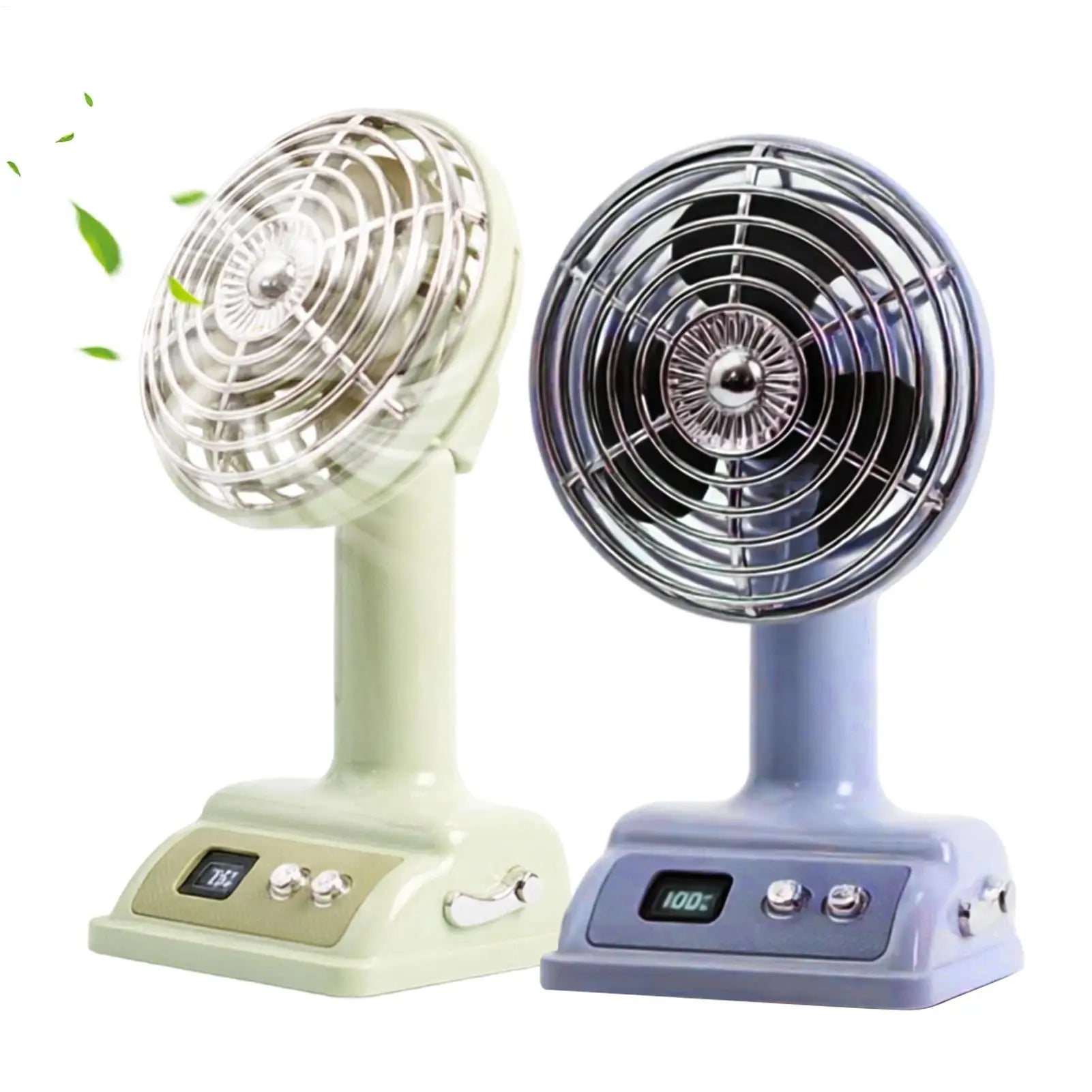 Small Desk Fan Portable USB Rechargeable 100 Speeds Desktop Cooling Fan for Home Office Bedroom Study Living Room Dormitory Oasis Select
