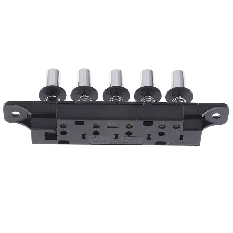 Silver Five-Position Plug-In Button Switch for Range Hood - Kitchen Appliance Control Panel Oasis Select Onesize