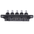 Silver Five-Position Plug-In Button Switch for Range Hood - Kitchen Appliance Control Panel Oasis Select Onesize