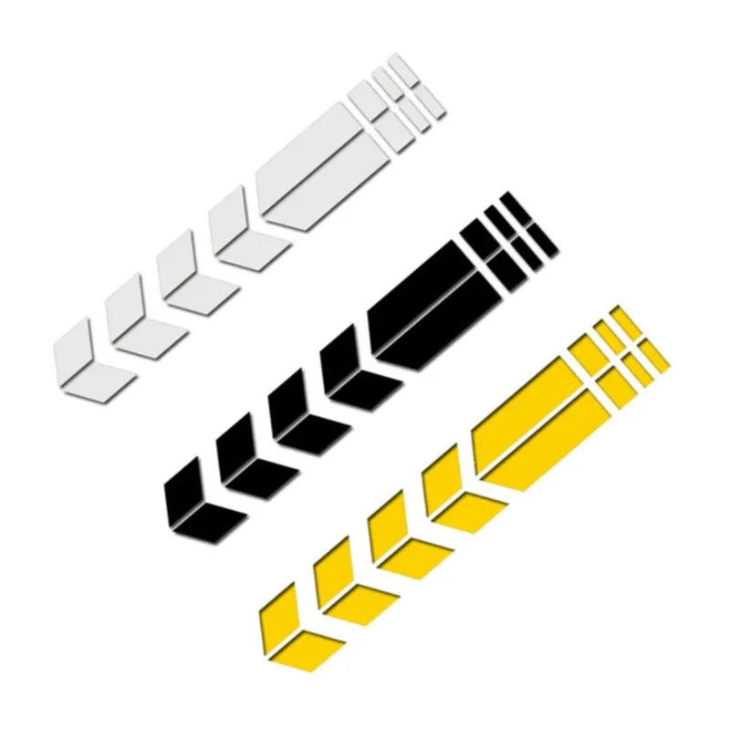 Motorcycle Mudguard with Reflective Tape Car Safety Warning Label Strip Motorcycle Bicycle Sticker Oasis Select mix 3pcs 2