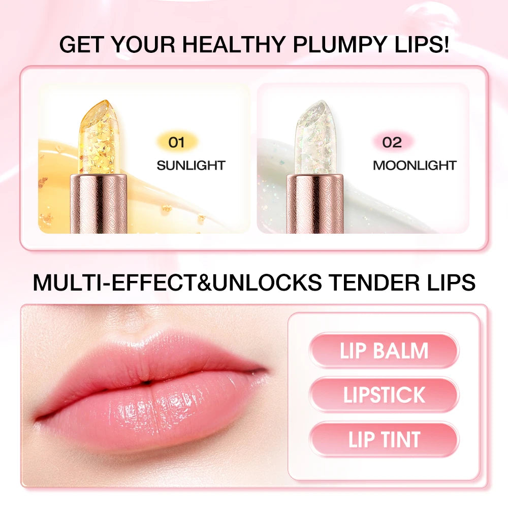 O.TWO.O Color-Changing 3-in-1 Lip Balm Gloss & Tint