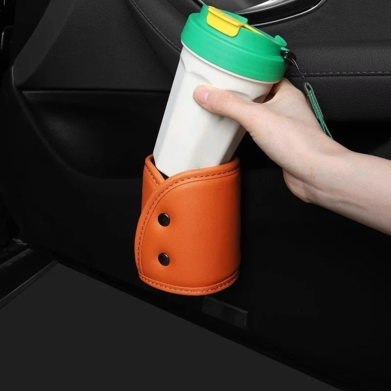 Car Water Cup Holder Multi-purpose Door Hanging Storage Box High-quality Car Cup Holder Universal Car Trash Can Auto Accessories Oasis Select