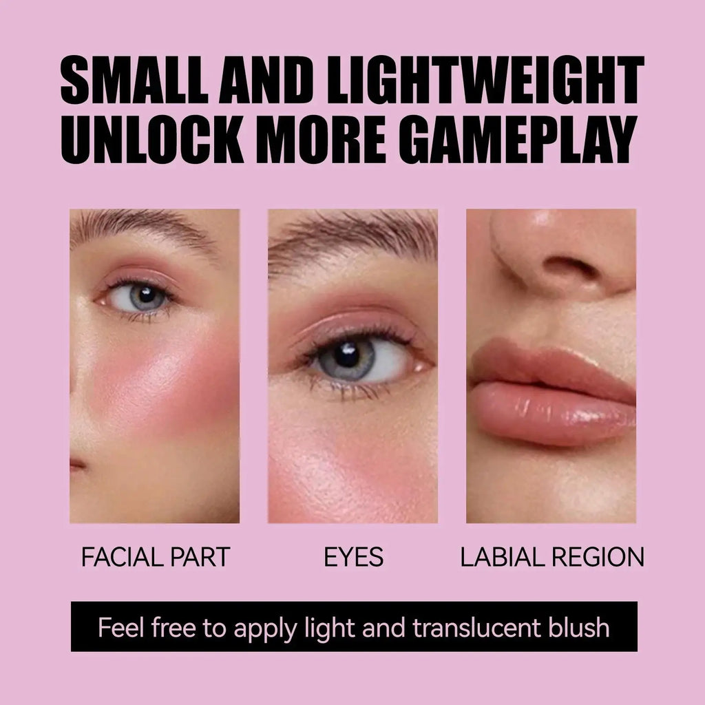 MLSMILE 2 In 1 Jelly Blush Stick Lip Cheek Tint Brightening Cream Makeup Long Lasting Natural Glow Oasis Select
