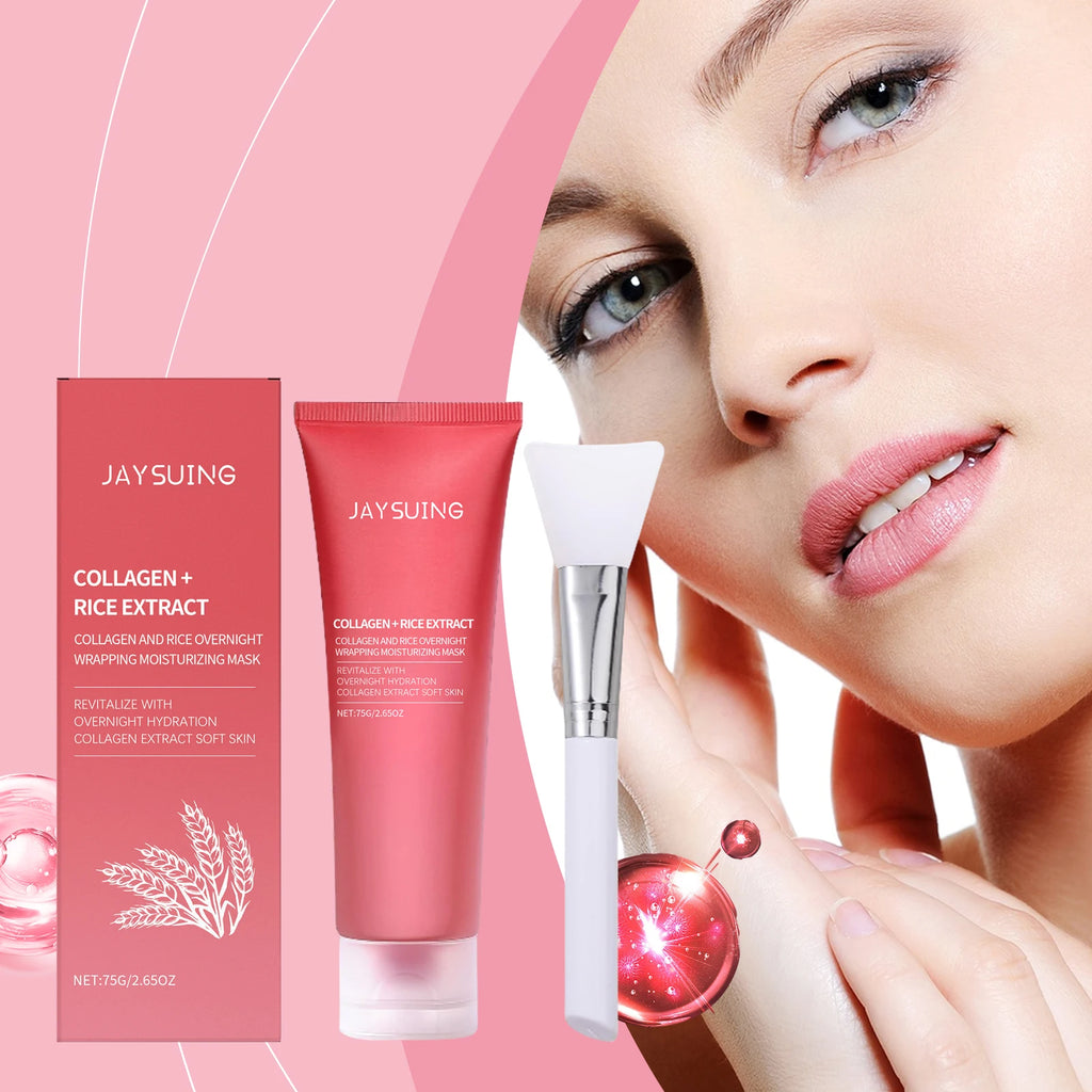 Jaysuing Rice Peel-Off Mask – Brighten, Firm & Fade Fine Lines Peel-Off Face Mask Oasis Select