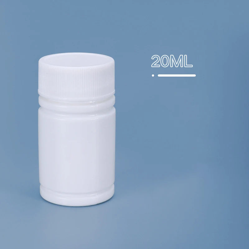 HDPE Refillable Pill Bottle 10ml – Supplement & Medicine Container