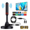 2025 New DTMB Domestic TV Suction Cup Aluminum Antenna with ATSC DVB-T HDTV Signal Amplifier Oasis Select black