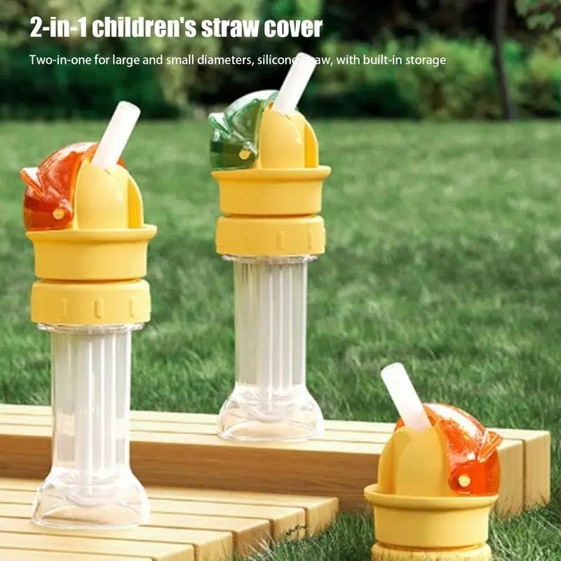 Water Bottle Top Adapter Silicone Bottles Top Spout Adapter Replacement Bottle Topper Spout Adapter for Most Standard Bottles Oasis Select