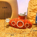 Resin Submarine Ornaments Aquarium Fish Tank Decoration Fish Shrimp Shelter Cave Landscaping Accessories for Aquarium Fish Tank Oasis Select Red mini