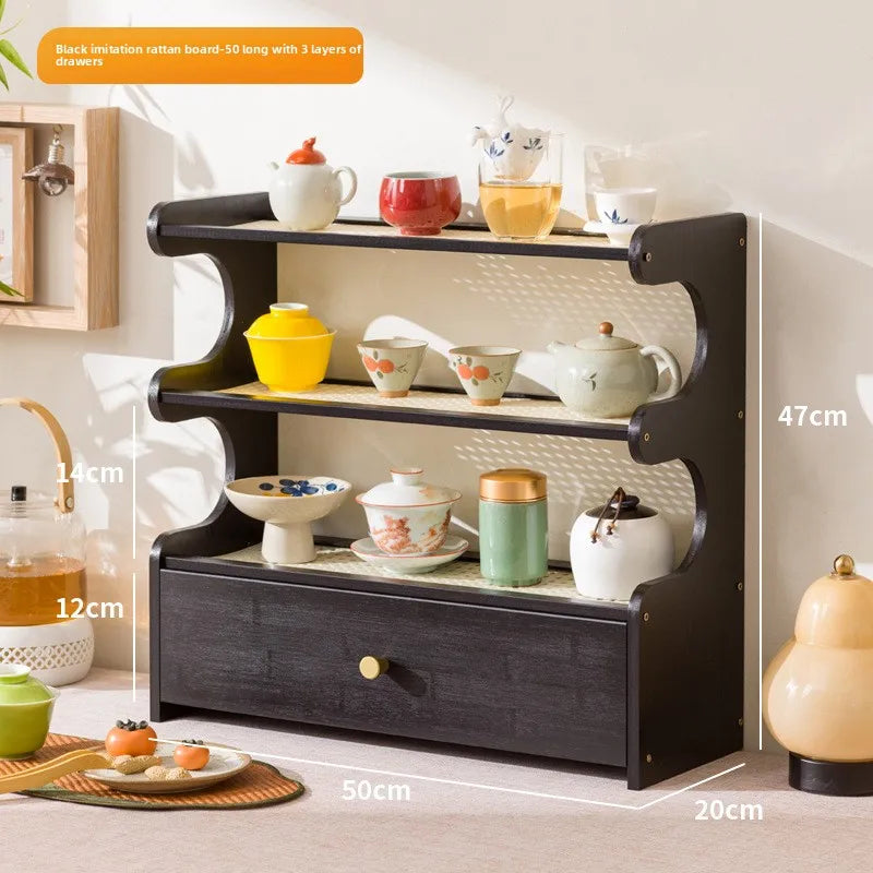 Desktop Water Cup Shelf Modern Simple Chinese Bogu Rack Tea