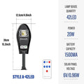 Outdoor LED Solar Lights Garden Street Light With Motion Sensor and Remote Control Waterproof Wall Light for Garage Floodlight Oasis Select W776B