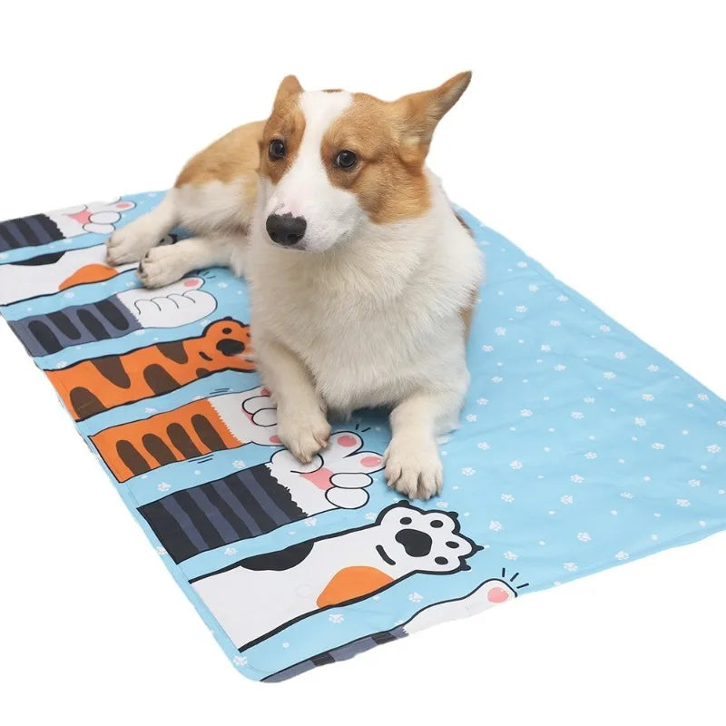 Dog Cooling Mat Summer Pet Cold Bed Extra Large for Small Big Dogs Pet Accessories Cat Durable Blanket Sofa Cat Ice Pad Blanket Oasis Select